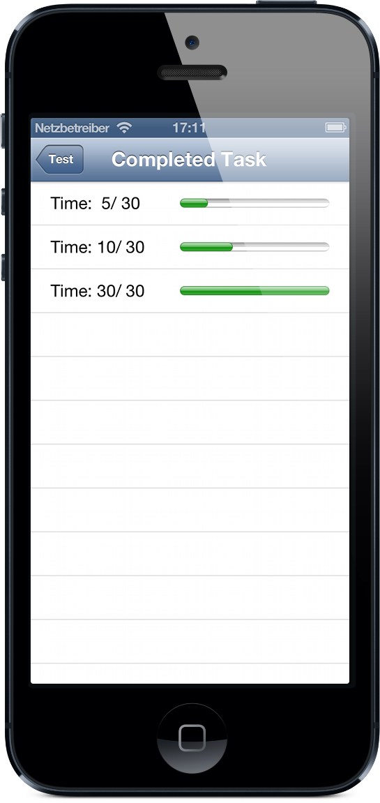 iPhone 5 Vertical TaskScore